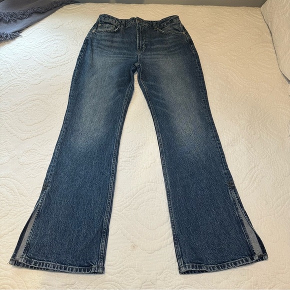 Rails The Sunset High Rise Slim Flare Jeans. Color: Navy Stone. Size: 30. - Picture 4 of 10